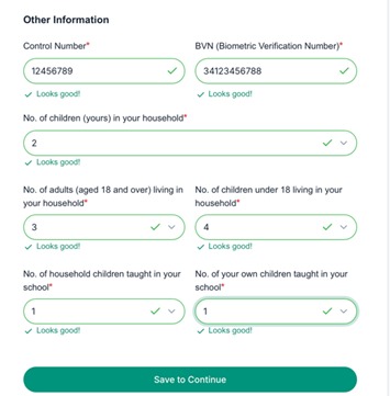 Employment Information Form 1